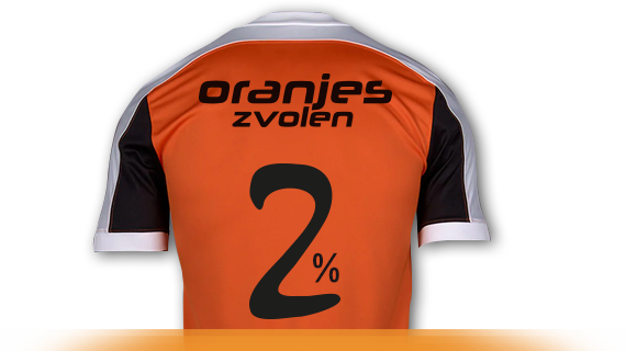 2 percentá ORANJES